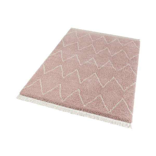 Růžový koberec Mint Rugs Rotonno, 200 x 290 cm-image-3