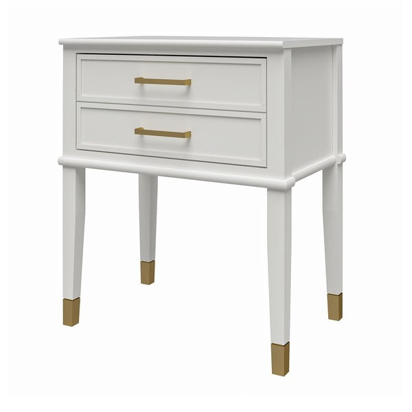 Бяло нощно шкафче Westerleigh – CosmoLiving by Cosmopolitan-image-4