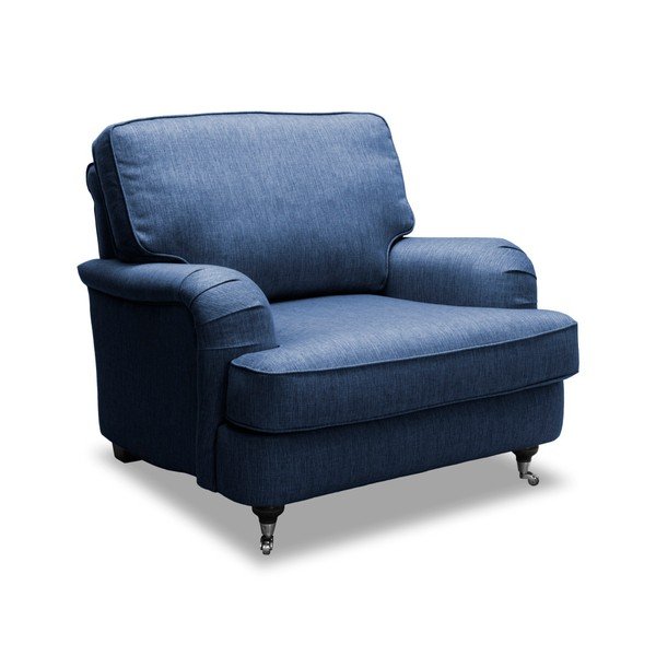 Modré křeslo Vivonita William