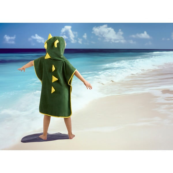 Зелено памучно детско пончо Joep – Good Morning-image-1