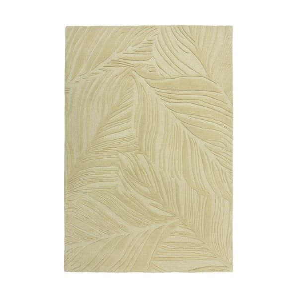 Зелен вълнен килим , 120 x 170 cm Lino Leaf - Flair Rugs