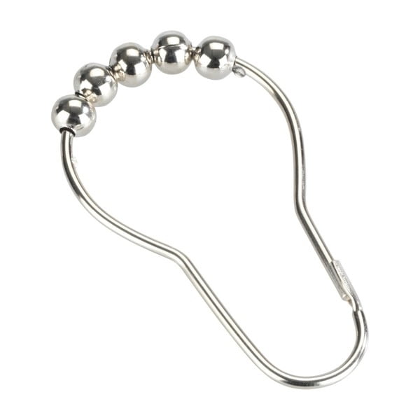 Комплект от 12 кукички за завеса за душ - Wenko-image-4