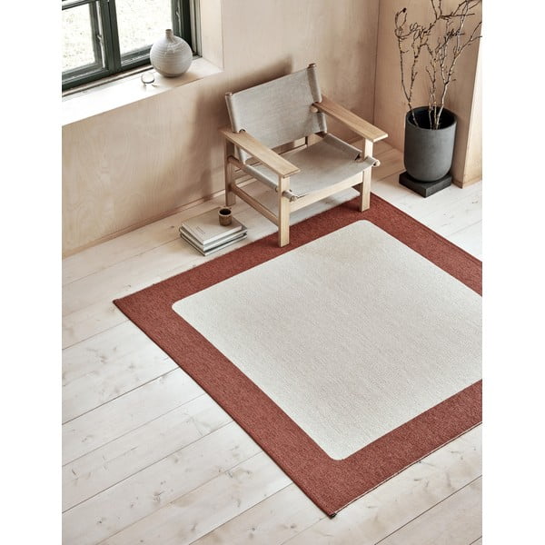 Пътека за открито и закрито в тухлен и кремав цвят 70x240 cm Ilda Brick – Pappelina-image-1