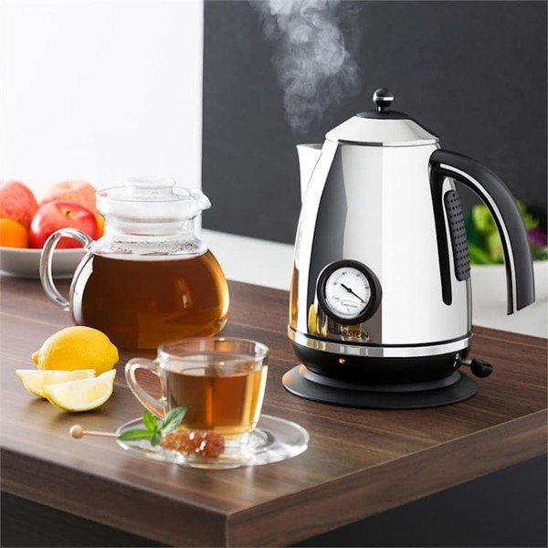 Електрическа кана в сребрист цвят Aquavita Chalet - Klarstein-image-1