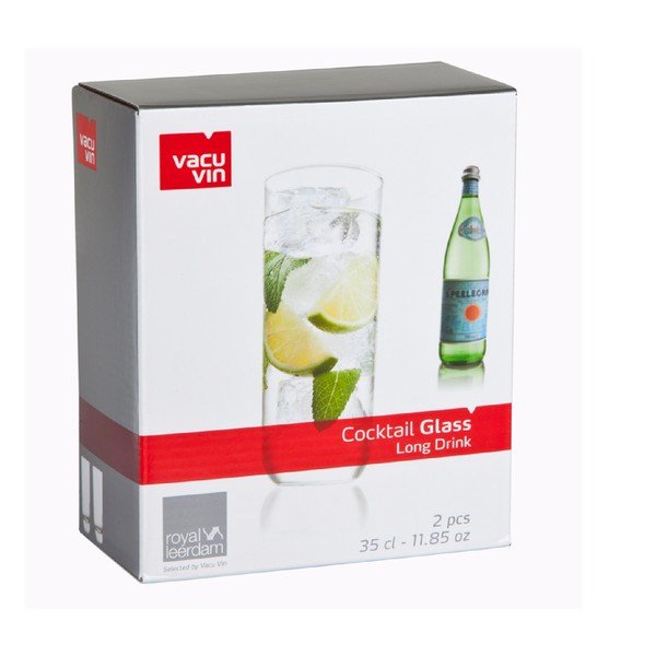 Комплект от 2 високи чаши Vacu Vin, 350 ml - VacuVin-image-1