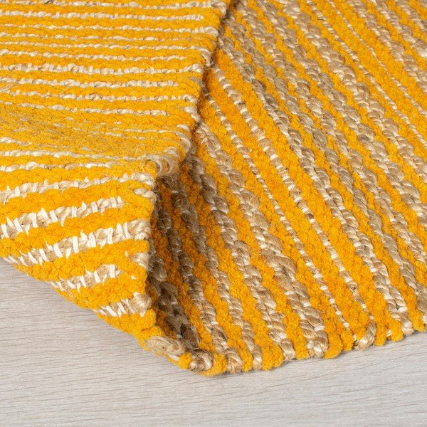 Жълт килим от юта , 160 x 230 cm Equinox - Flair Rugs-image-1