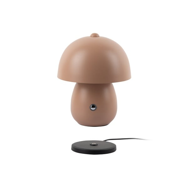 Светлокафява LED настолна лампа с метален абажур (височина 18 cm) Mono LED – Leitmotiv-image-1