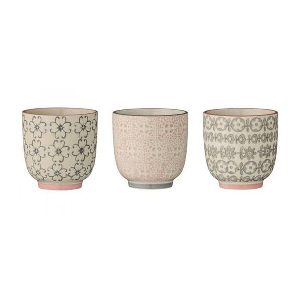 Комплект от 3 керамични чаши Cécile Sermo - Bloomingville