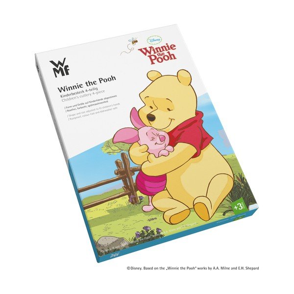 Комплект от 4 детски прибори за хранене от неръждаема стомана Мечо Пух Winnie the Pooh - WMF-image-1