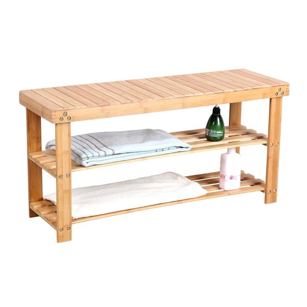 Бамбуков рафт за 8 чифта обувки, ширина 90 см - Songmics-image-1