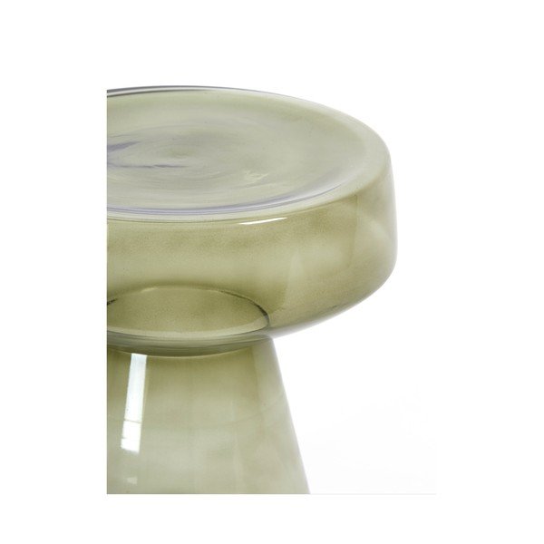 Стъклена кръгла странична масичка ø 37 cm Dakwa – Light & Living-image-2