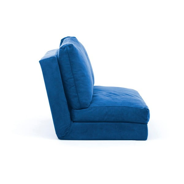 Син разтегателен диван 120 cm Taida – Balcab Home-image-1