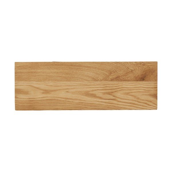 Стенен рафт от масивен дъб в светло естествен цвят 42,5 cm Calcata – House Nordic-image-4