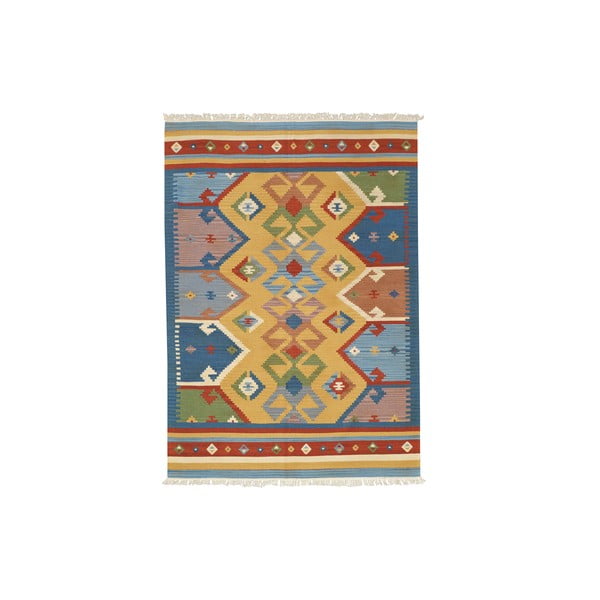 Ručně tkaný koberec Kilim Classic K05 Mix, 95x155 cm
