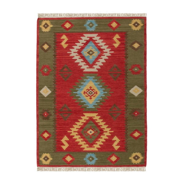 Ručně tkaný koberec z bavlny a vlny Kayoom Bavaria 232 Multi, 80 x 150 cm