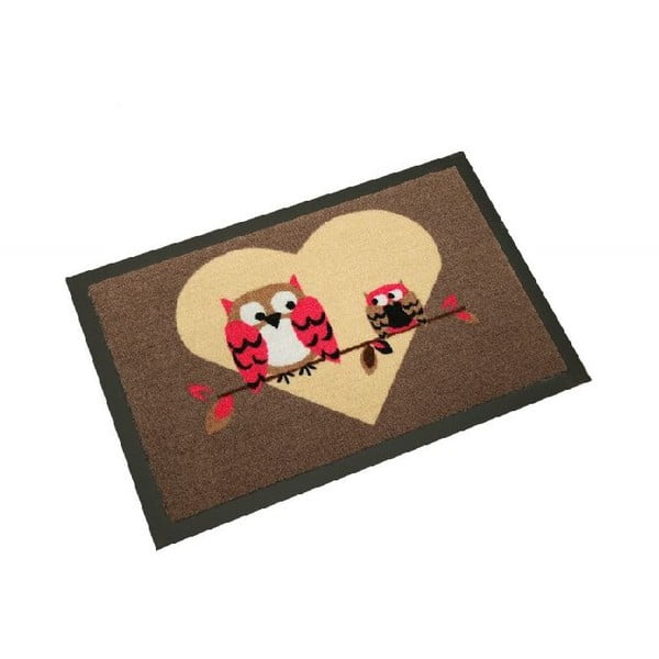 Сива изтривалка , 40 x 60 cm Owls - Hanse Home-image-1