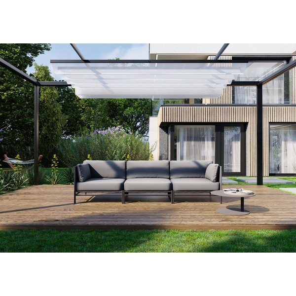 Светлосив модулен градински диван 234 cm Dandy - Sit Sit-image-4