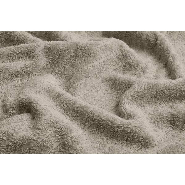 Светлобежова памучна кърпа и хавлия за баня в комплект от 2 броя - Foutastic-image-1