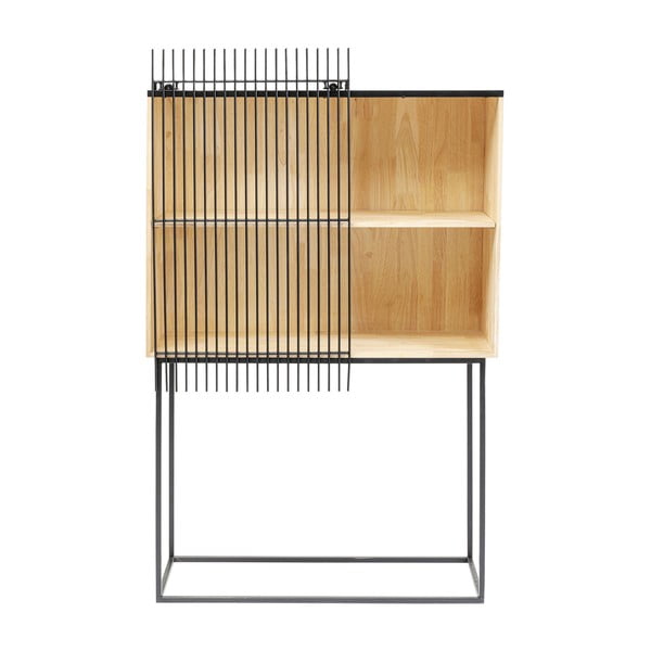 Дървен скрин с чекмеджета без вратички, височина 148 cm Copenhagen - Kare Design