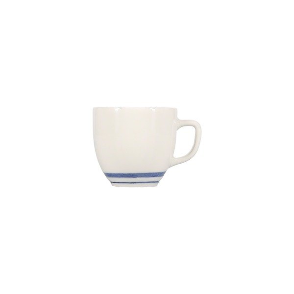 Бяла/синя порцеланова чаша за капучино 200 ml Azul – BonBistro-image-2