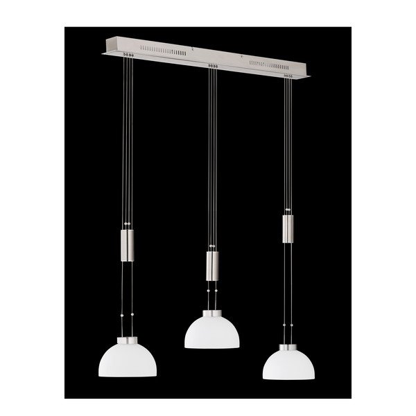 Черно метално LED затъмняващо се висящо осветително тяло Avignon – Fischer & Honsel-image-1