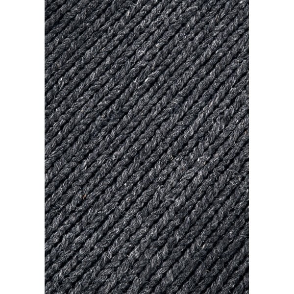 Тъмносив ръчно изработен вълнен кръгъл килим ø 160 cm Francois – Villeroy&Boch-image-4