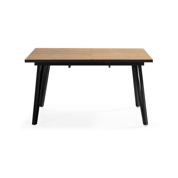 Маса за хранене с дъбов плот 90x140 cm Cleo - Marckeric-image-2