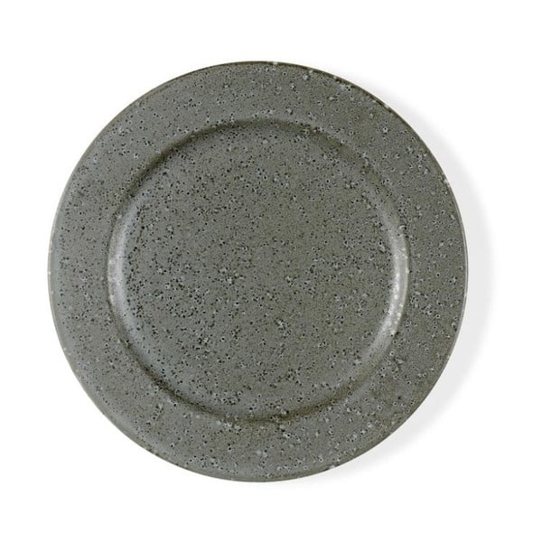 Десертна чиния Mensa от сив фаянс, диаметър 22 cm - Bitz