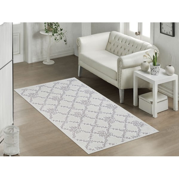 Béžový odolný bavlněný koberec Scarlett, 160 x 230 cm