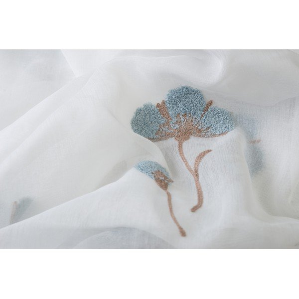 Бяло-синя завеса 140x260 cm Elba – Mendola Fabrics-image-2