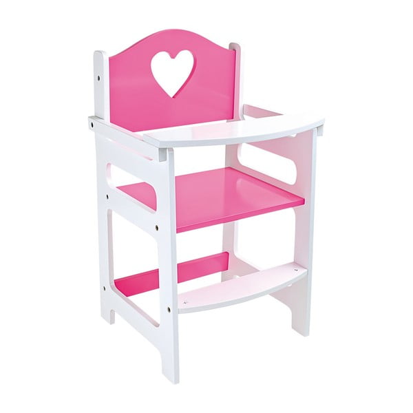 Розов бебешки стол за кукли - Legler