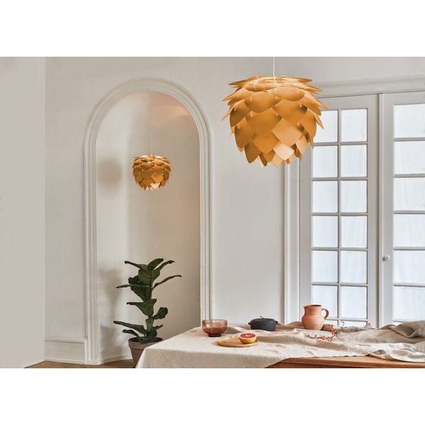 Абажур в цвят жълта охра ø 40 cm Aluvia Mini – UMAGE-image-2