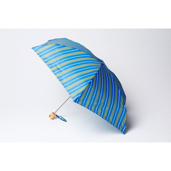 Сгъваем чадър Stripe, зелено-син - Alvarez Romaneli