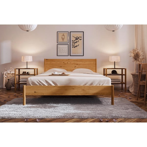 Дъбово двойно легло 160x200 cm Pola - The Beds-image-1