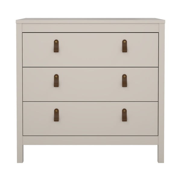 Сиво-бежов скрин 82x80x38 cm Madrid – Tvilum