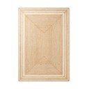 Кремав/в естествен цвят двустранен/ръчно изработен ютен килим 80x150 cm Looma – Hanse Home