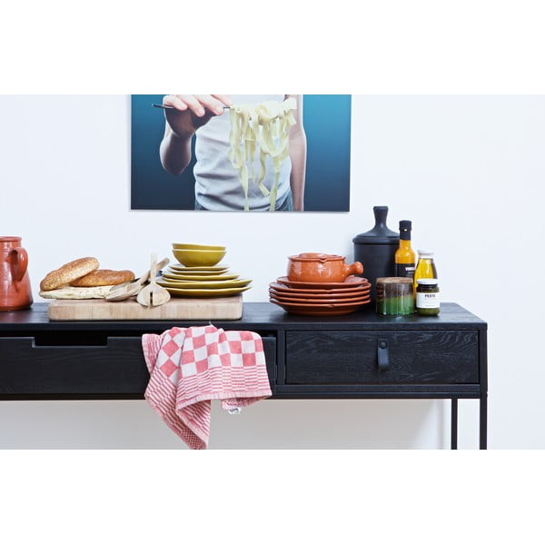 Конзолна маса от черен дъб Silas - WOOOD-image-1