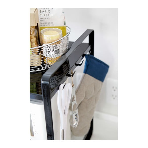 Черен регулируем кухненски рафт Tower - YAMAZAKI-image-3