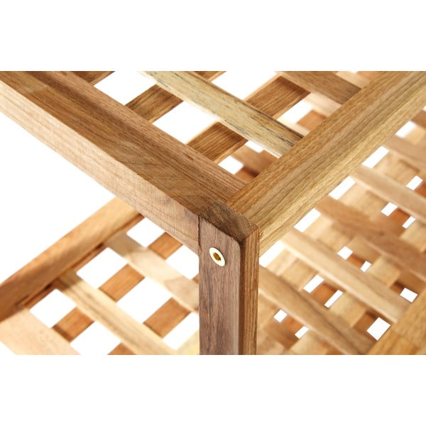 Стойка за обувки от масивен орех в естествен цвят – Premier Housewares-image-4