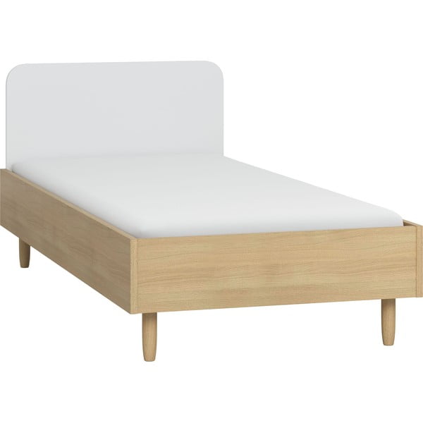 Легло с крака от борова дървесина Boca, 90 x 200 cm - Vox