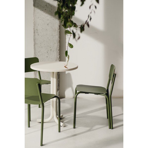 Метална кръгла градинска маса за хранене ø 59 cm Nokk – noo.ma-image-2