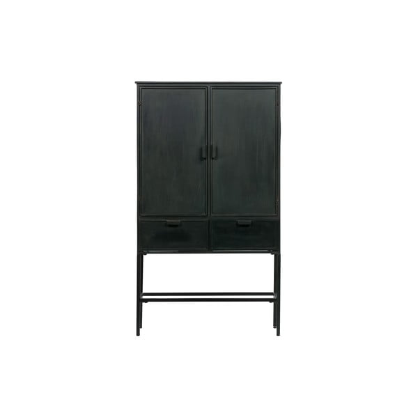 Черен метален шкаф 87x151 cm Wish - BePureHome