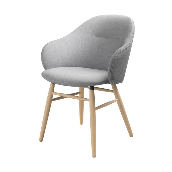 Сив трапезен стол Oak Teno - Unique Furniture