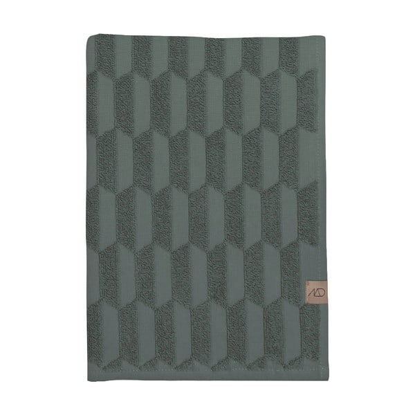 Тъмнозелена памучна кърпа 50x95 cm Geo - Mette Ditmer Denmark