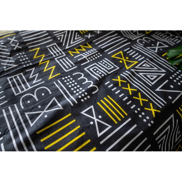 Сиво памучно спално бельо за единично легло 140x200 cm LP Dita Runy - Cotton House-image-4