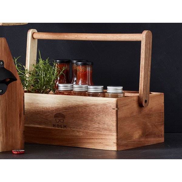 Дървена поставка за кухненски прибори - Holm-image-1