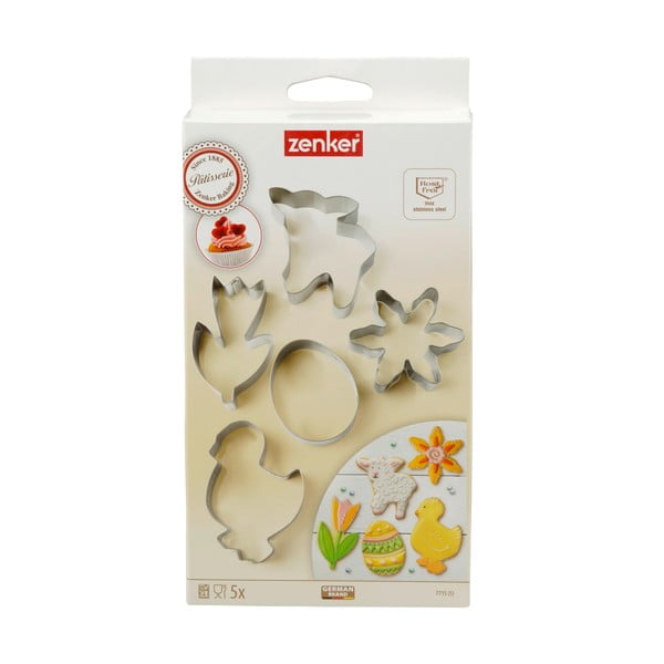 Комплект от 5 великденски пролетни перфоратора - Zenker-image-1