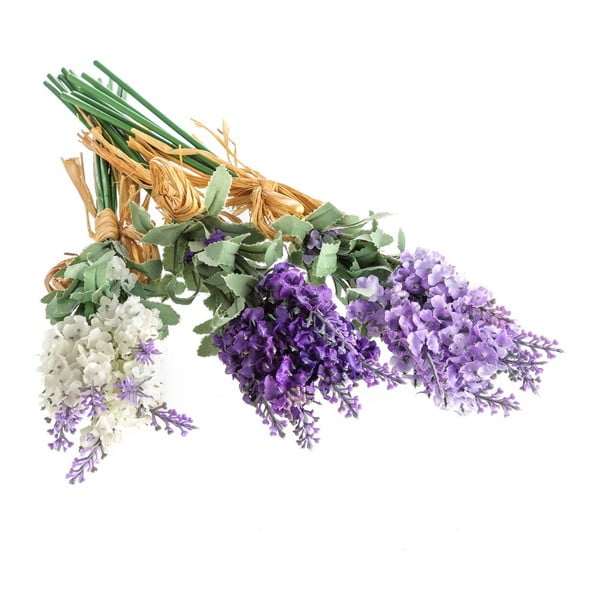 Изкуствени цветя в комплект от 3 броя (височина 32 см) Lavender Bouquet – Casa Selección