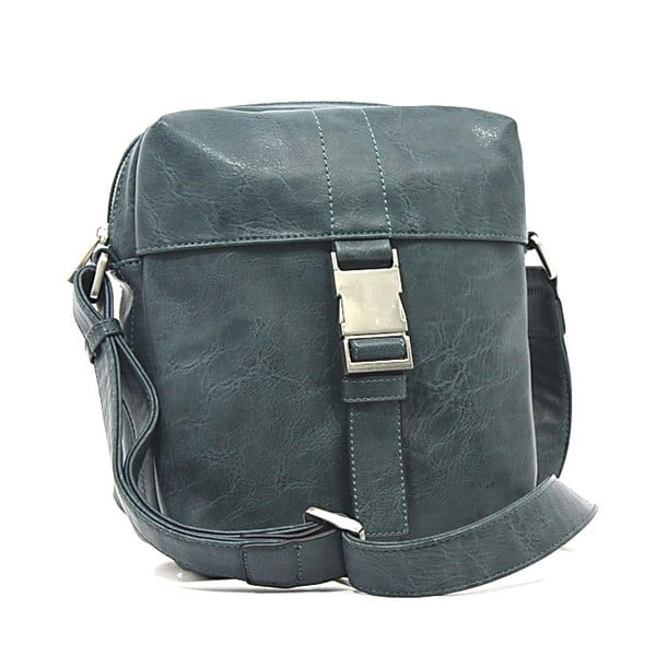 Чанта за рамо - синя, 22x24 cm - Bobby Black