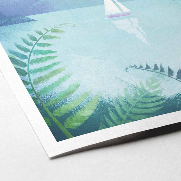 Плакат , 50 x 70 cm New Zealand - Travelposter-image-2